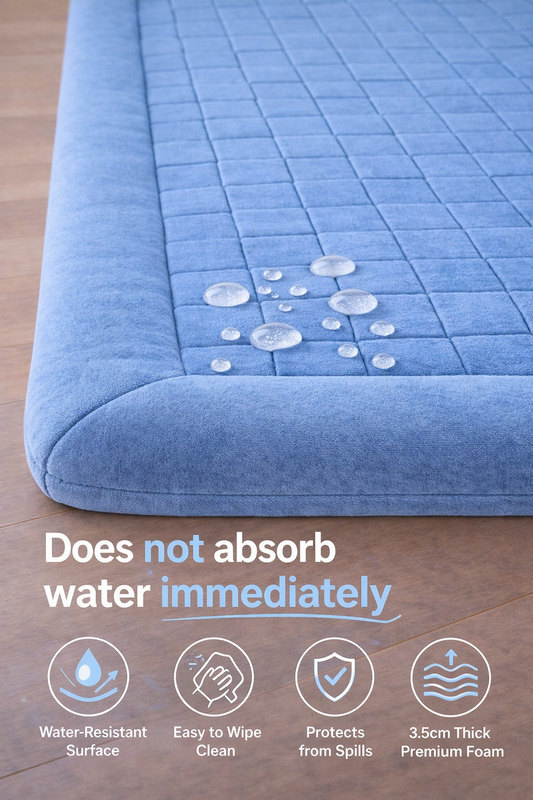 3.5cm Extra Thick Memory Foam Play Mat – Soft, Safe & Washable | ComfyMat