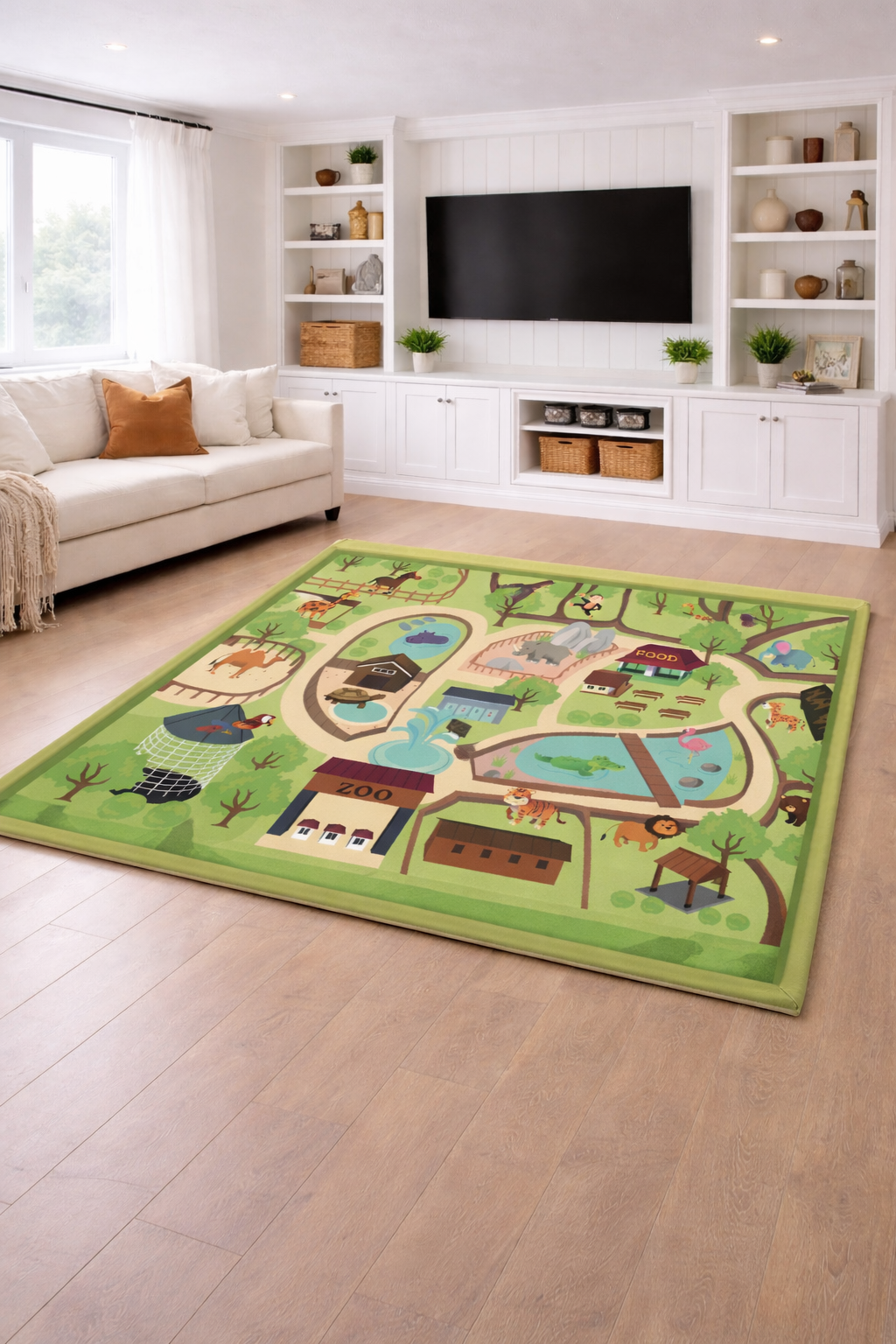 Kids Memory Foam Play Mat – 3.5cm Thick (Zoo)
