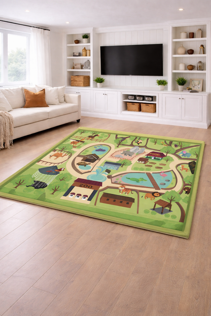 Kids Memory Foam Play Mat – 3.5cm Thick (Zoo)
