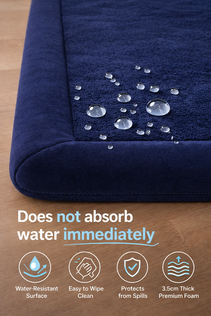 Memory Foam Play Mat – 3.5cm Thick (Blue)