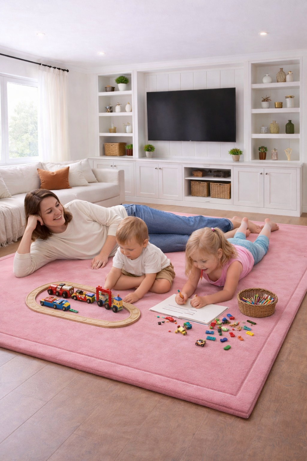 ComfyMat Memory Foam Play Mat – 3.5cm Thick (Pink)