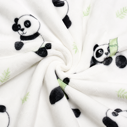 Kids Panda Sherpa Hoodie – Oversized Wearable Blanket