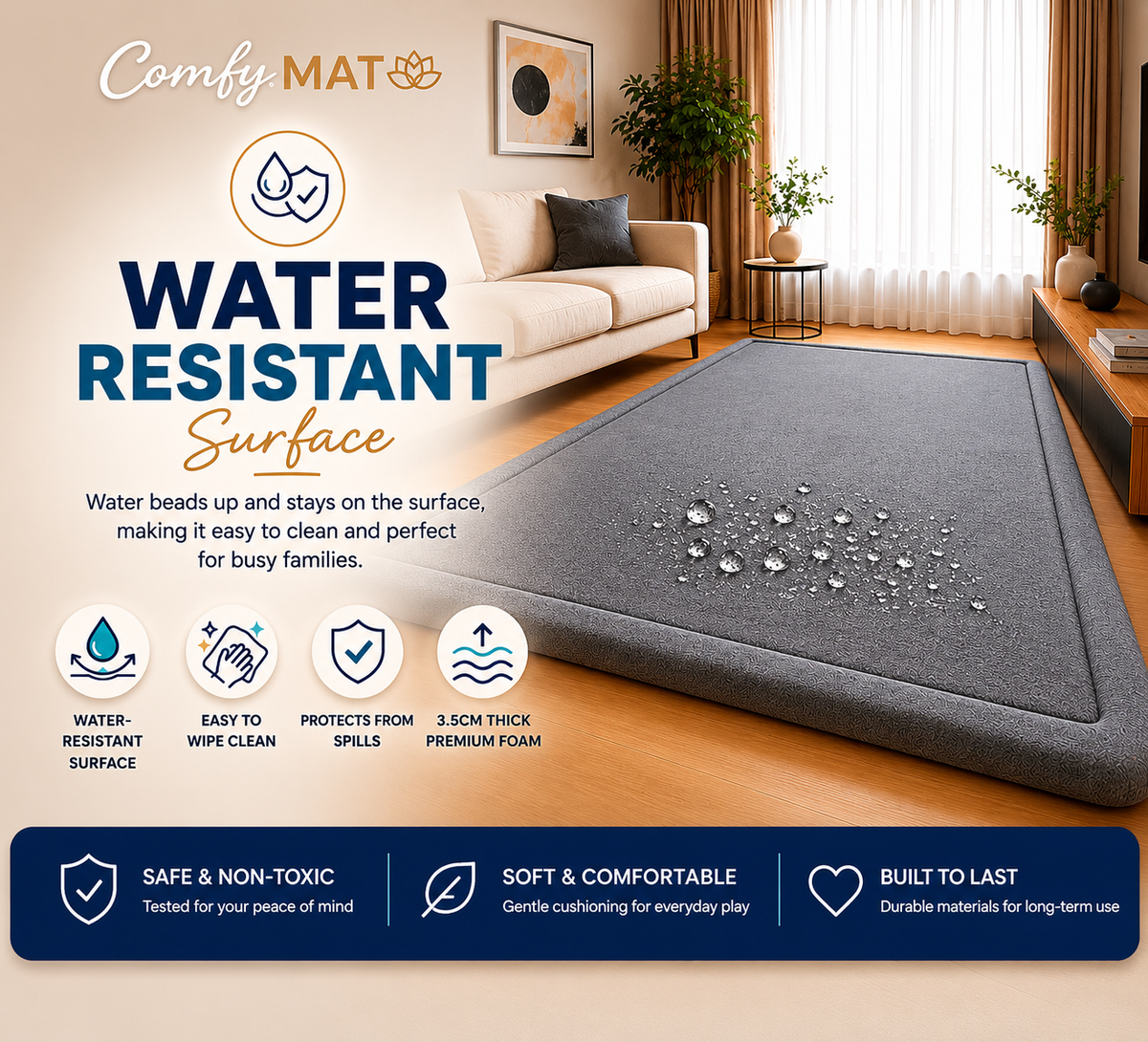 Premium Foam Play Mats Australia | Soft & Safe Kids Mats – ComfyMat ...