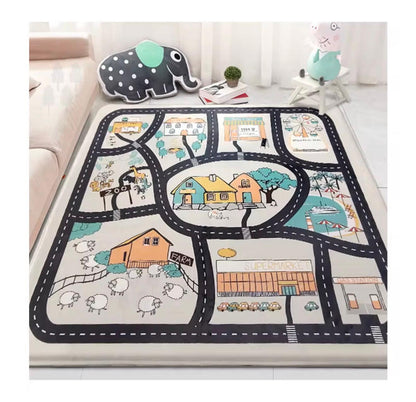 Thick Foam Baby Play Mat Australia – Road Map Kids Play Mat 3.5cm