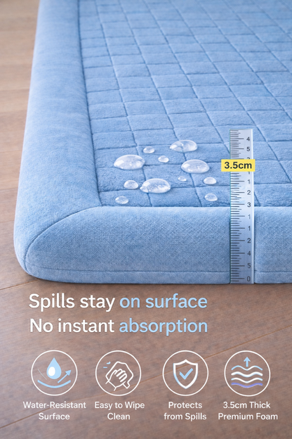 3.5cm Extra Thick Memory Foam Play Mat – Soft, Safe & Washable | ComfyMat