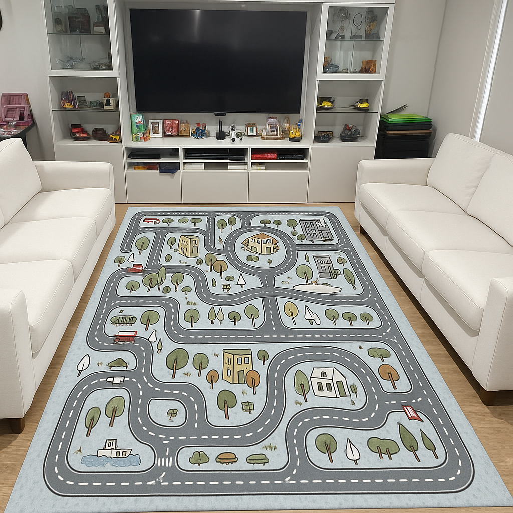 Baby Play Mat Australia – Road Map Foam Play Mat 3.5cm Thick