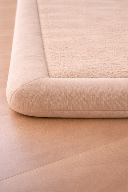 Memory Foam Floor Mat – 3.5cm Thick (Beige)