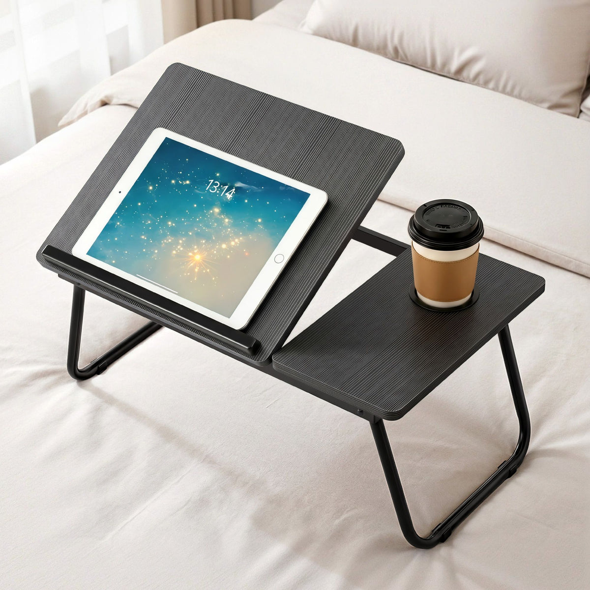 Artiss Laptop Desk Bed Table Foldable Portable Desktop Black