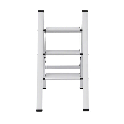 Giantz 3 Step Ladder Multi-Purpose Folding Aluminium Light Weight Platform