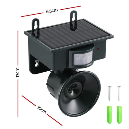 Gardeon Solar Ultrasonic Animal Deterrent PIR Motion Sensor Outdoor Garden Green