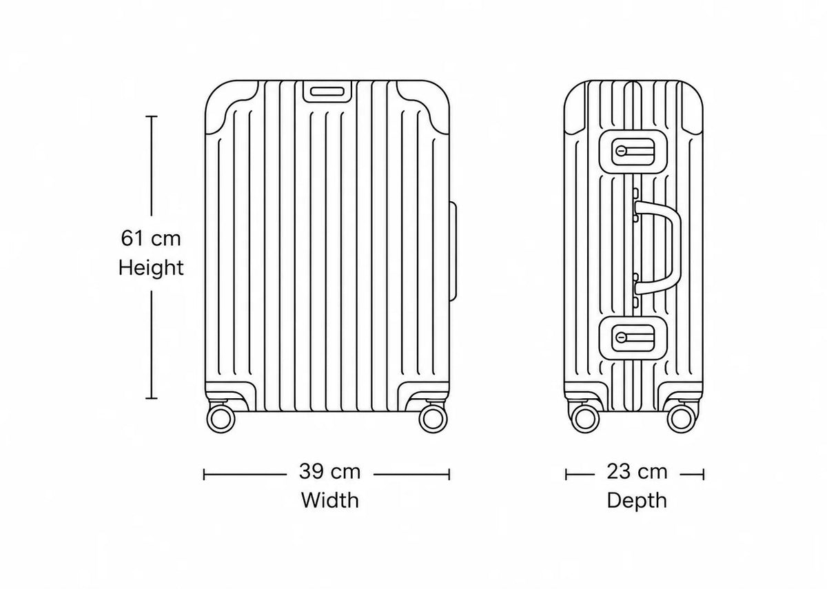 Flightmode Travel Suitcase Medium- Silver
