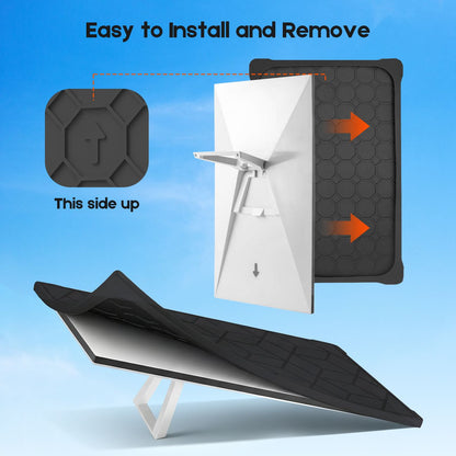 Silicone Cover for Starlink MINI, Anti-Rock/Sand/Hail Waterproof Silicone Case Fits Starlink Standard, Outdoor Roof Protection, Shields Rocks, Sand & Hail-Black
