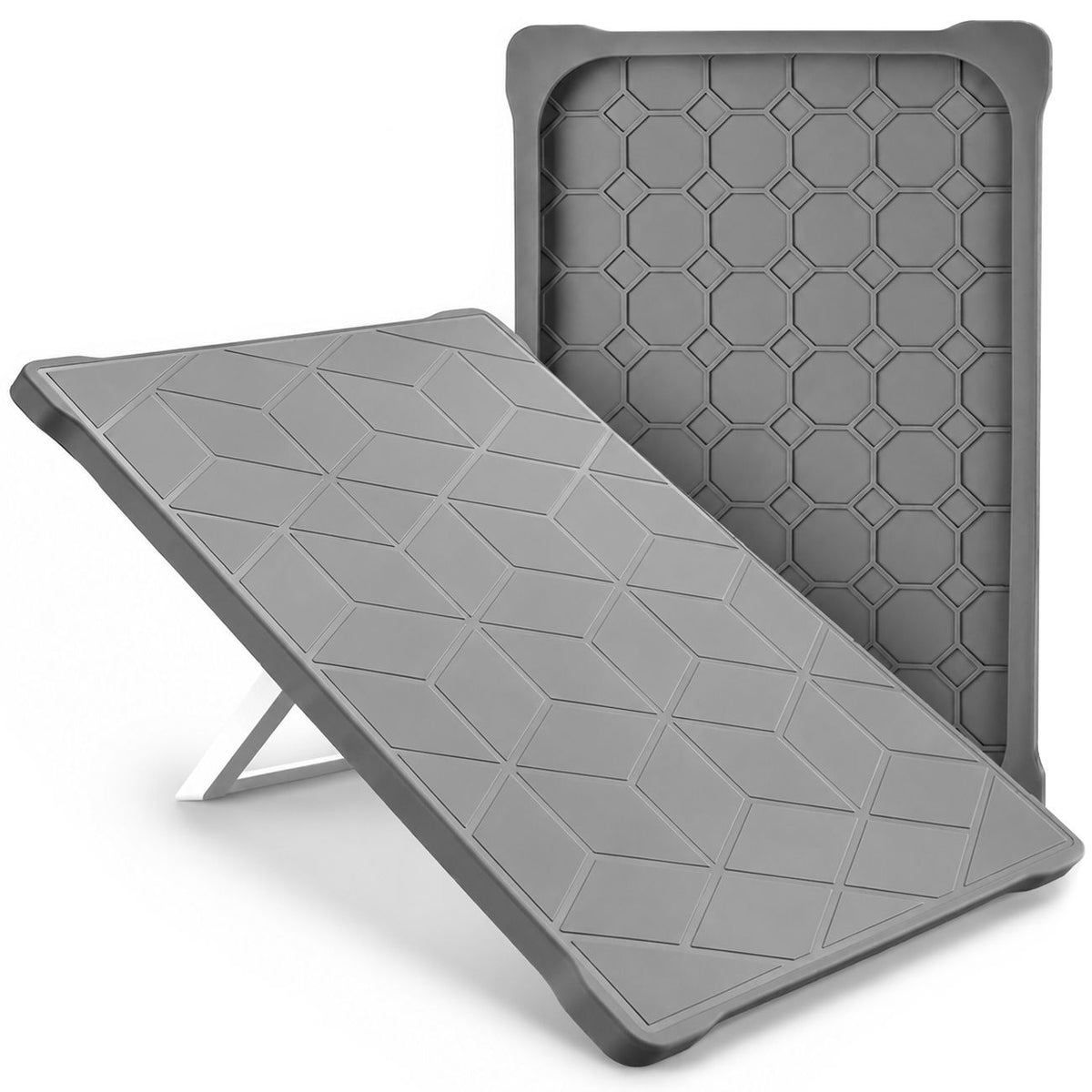 Silicone Cover for Starlink MINI, Anti-Rock/Sand/Hail Waterproof Silicone Case Fits Starlink Standard, Outdoor Roof Protection, Shields Rocks, Sand & Hail-Grey