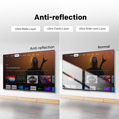 SKYWORTH 65X6600H QD-Mini LED 4K Smart TV, Matte Anti-Glare Display, 120Hz Turbo Mode, AI 4K Upscaling, AI Color Enhancement，Google TV, Dolby Atmos+Dolby Vision, 30W Speakers，HDMI2.1