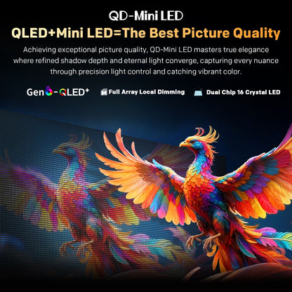 SKYWORTH 75X6600H QD-Mini LED 4K Smart TV, Matte Anti-Glare Display, 120Hz Turbo Mode, AI 4K Upscaling, AI Color Enhancement，Google TV, Dolby Atmos+Dolby Vision, 30W Speakers，HDMI2.1