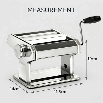 CARLA HOME Pasta Maker Machine - Hand Crank Noodle Maker - Grey - Kitchen Appliances Pasta Makers