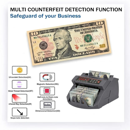 CARLA HOME Money Counting Machine with Uv Detection Bill Counter