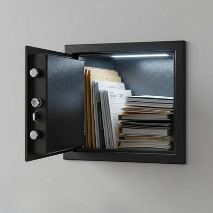 CARLA HOME Electronic Safe Box - Money Safe with Deposit Slot - Black - Cash Locker