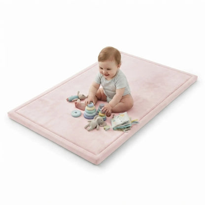 CARLA HOME Baby Play Mat 100x150cm, Thick Foam Crawling Mat, Infants, Pink