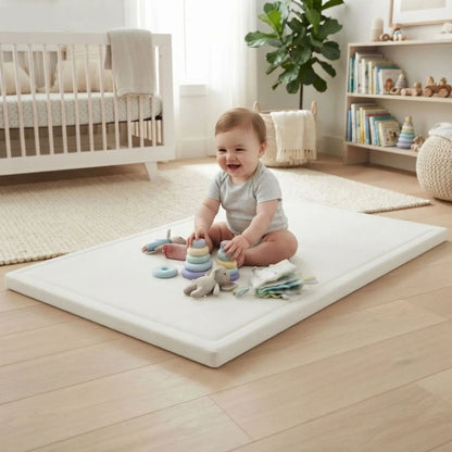 CARLA HOME Baby Play Mat 200x300cm, Thick Foam Crawling Mat, Infants, White