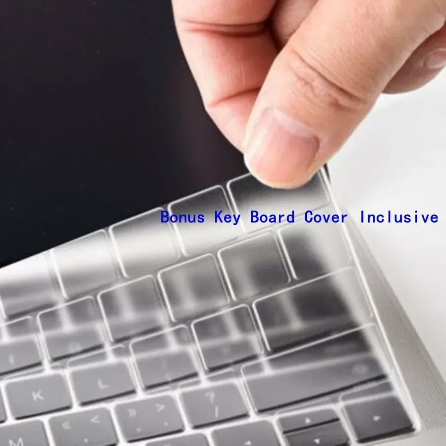 MacBook Air Hard Shell Case in Matte Green with Keyboard Cover for A2337/A2179/A1932