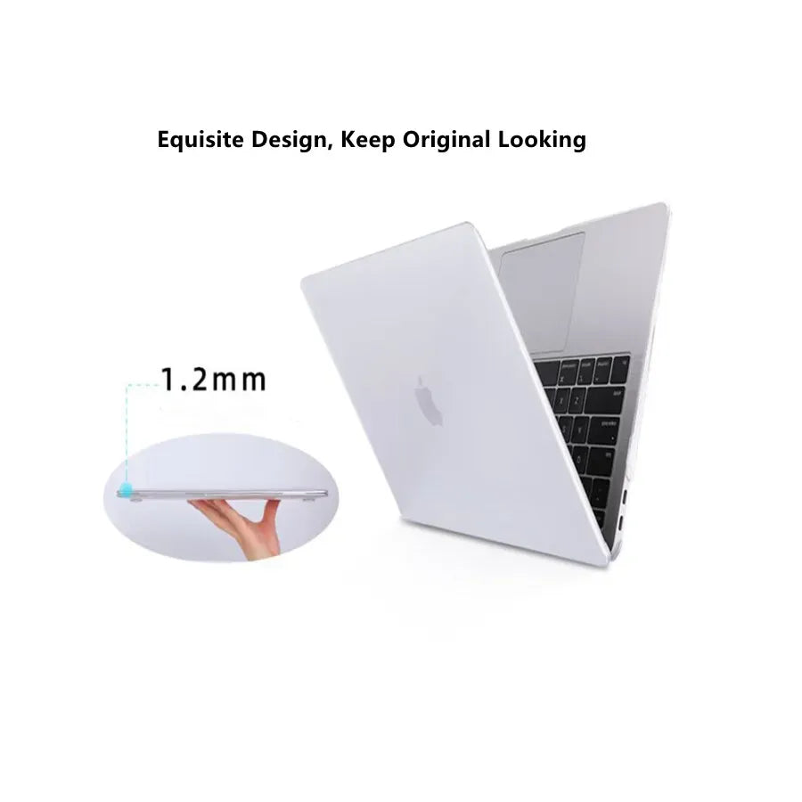 MacBook Air Hard Shell Case in Matte Green with Keyboard Cover for A2337/A2179/A1932