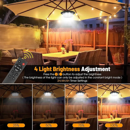 3000LM Black Solar Shed Light with 244 LEDs, Remote Control, 5 Modes, IP65 Waterproof