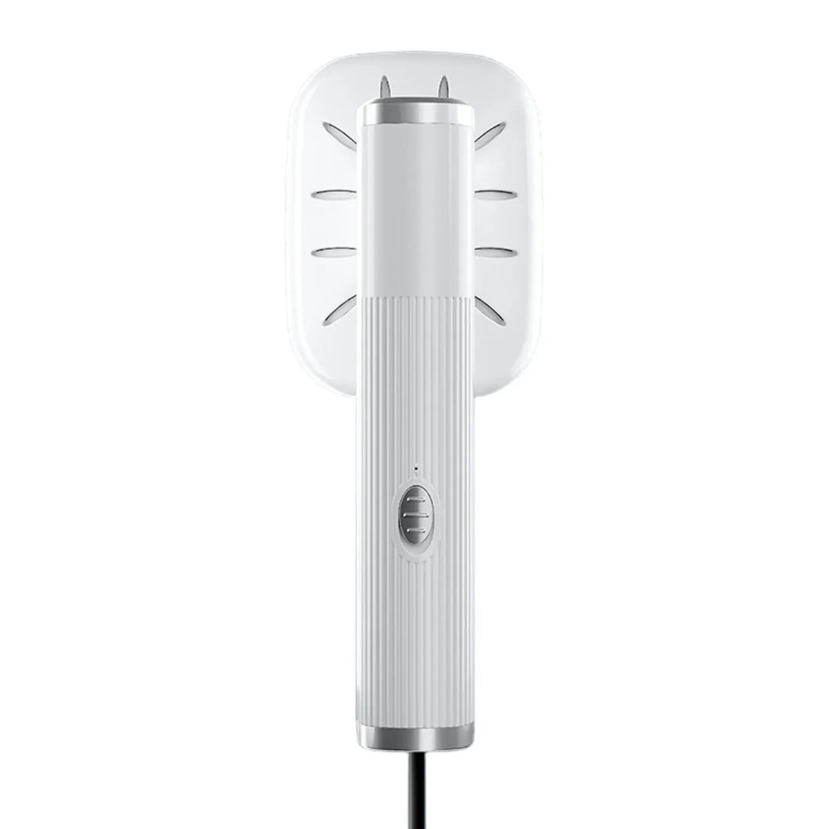Portable Handheld Mini Steam Iron in White for Home & Travel, 72x100mm