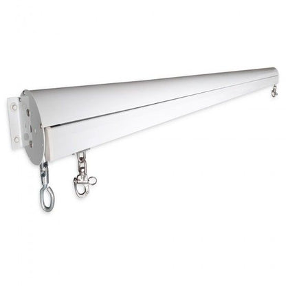 Outdoor Roller Blind Sun Screen Awning With Aluminium Hood