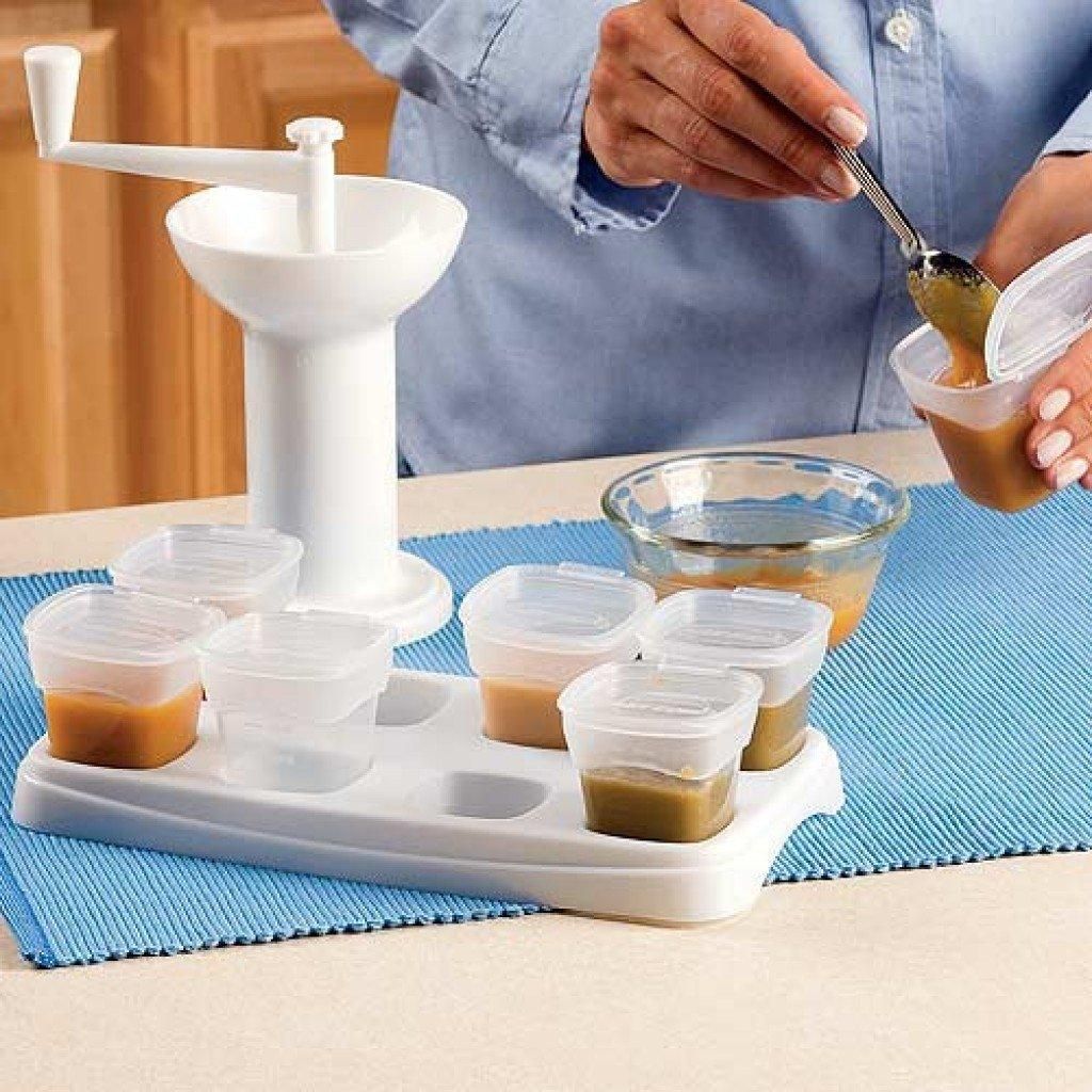 Baby Food Storage Cups with Lids and Tray, 70ml, Set of 8