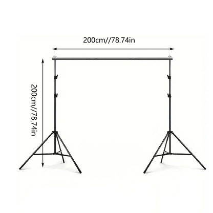 Live Streaming Photography Backdrop Frame Sturdy Durable for Video Shooting