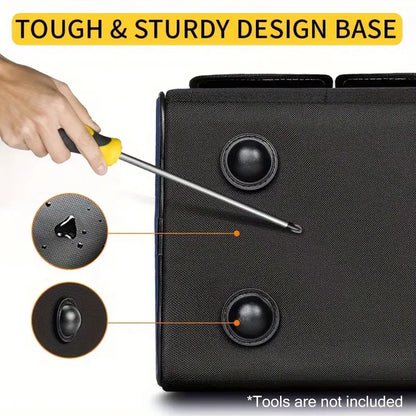 Heavy Duty Tool Bag 43x23x29cm Oxford Cloth Tool Storage Bag with Pockets