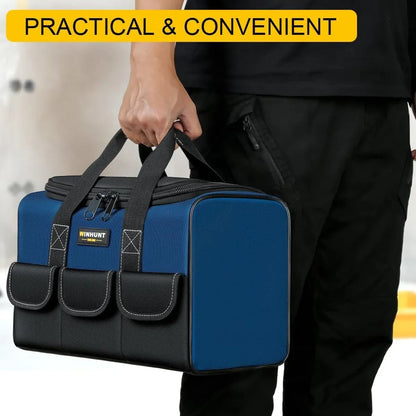 Heavy Duty Tool Bag 43x23x29cm Oxford Cloth Tool Storage Bag with Pockets