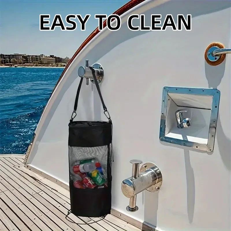 Outdoor Yacht Storage Net Bag Cruise Yacht Garbage Bags Miscellaneous Storage