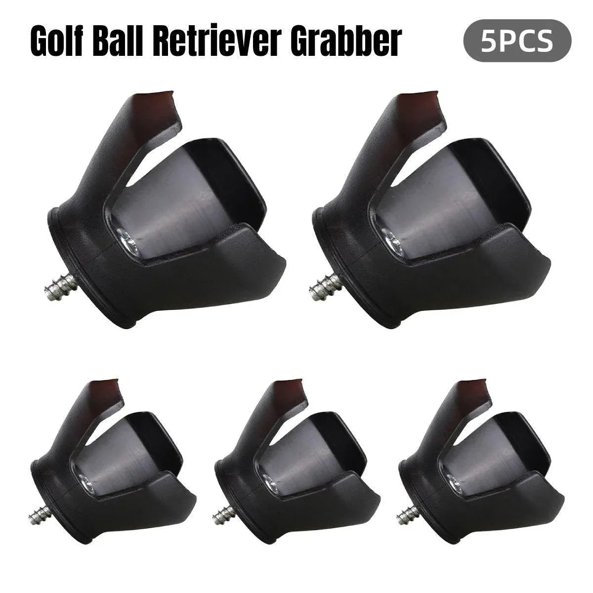 5pcs Three Claw Golf Ball Picker Portable Golf Ball Retriever Picker Tool Set