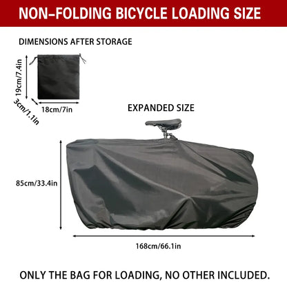 Portable Mountain Road Folding Bike Carry Bag Waterproof For Travel Storage - For Folding Bike