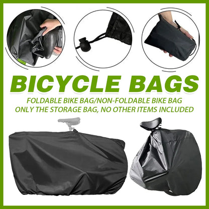 Portable Mountain Road Folding Bike Carry Bag Waterproof For Travel Storage - For Standard Bike