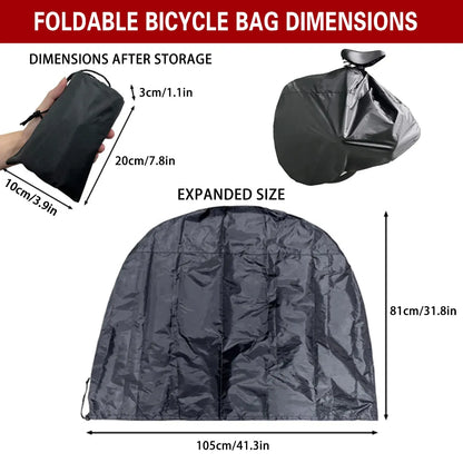Portable Mountain Road Folding Bike Carry Bag Waterproof For Travel Storage - For Standard Bike