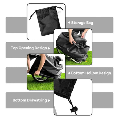 Portable Mountain Road Folding Bike Carry Bag Waterproof For Travel Storage - For Standard Bike