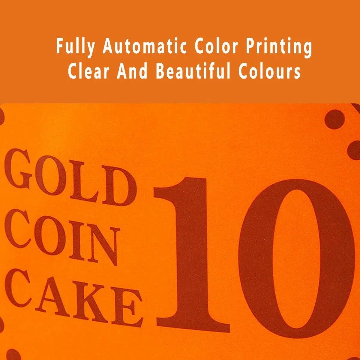 100-Pack Gold Coin Cake Paper Boxes, 15.8 x 12.3 cm
