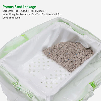 4-Roll Cat Litter Sifting Bag Set