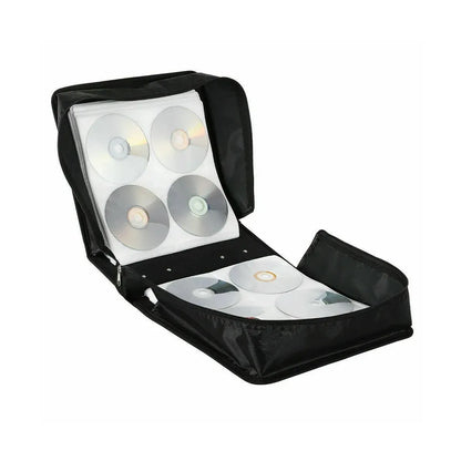 520 CD Capacity PU Leather Disc Storage Organizer Carry Case for Music DVD Media