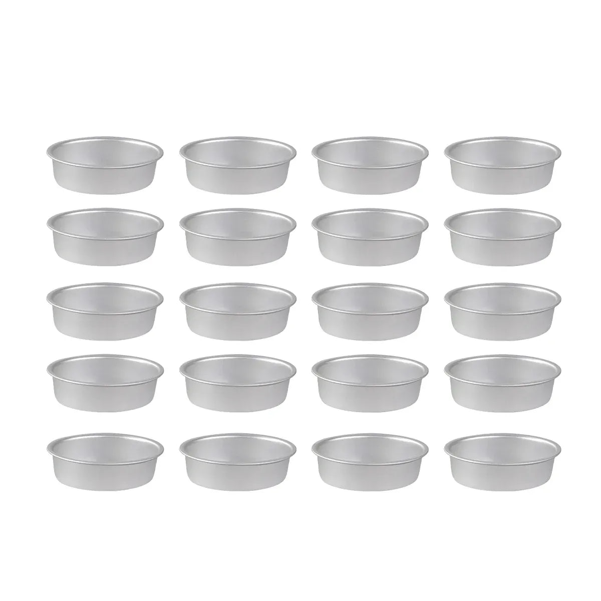 20pcs Oval Cheesecake Mold Non Stick Baking Tray for Pastry Cake Dessert Making