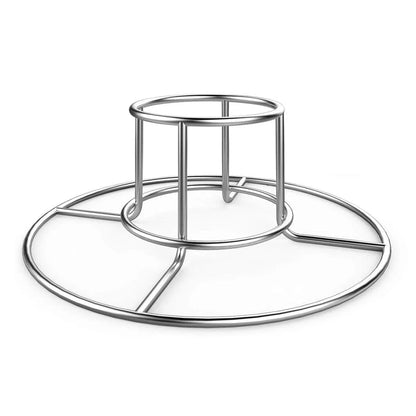 1-Piece Round Chicken Roasting Rack with Centre Can Holder