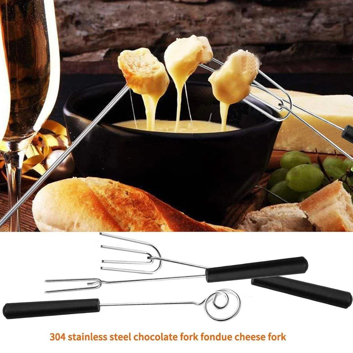 10-Piece Assorted Chocolate Dipping Tool Set