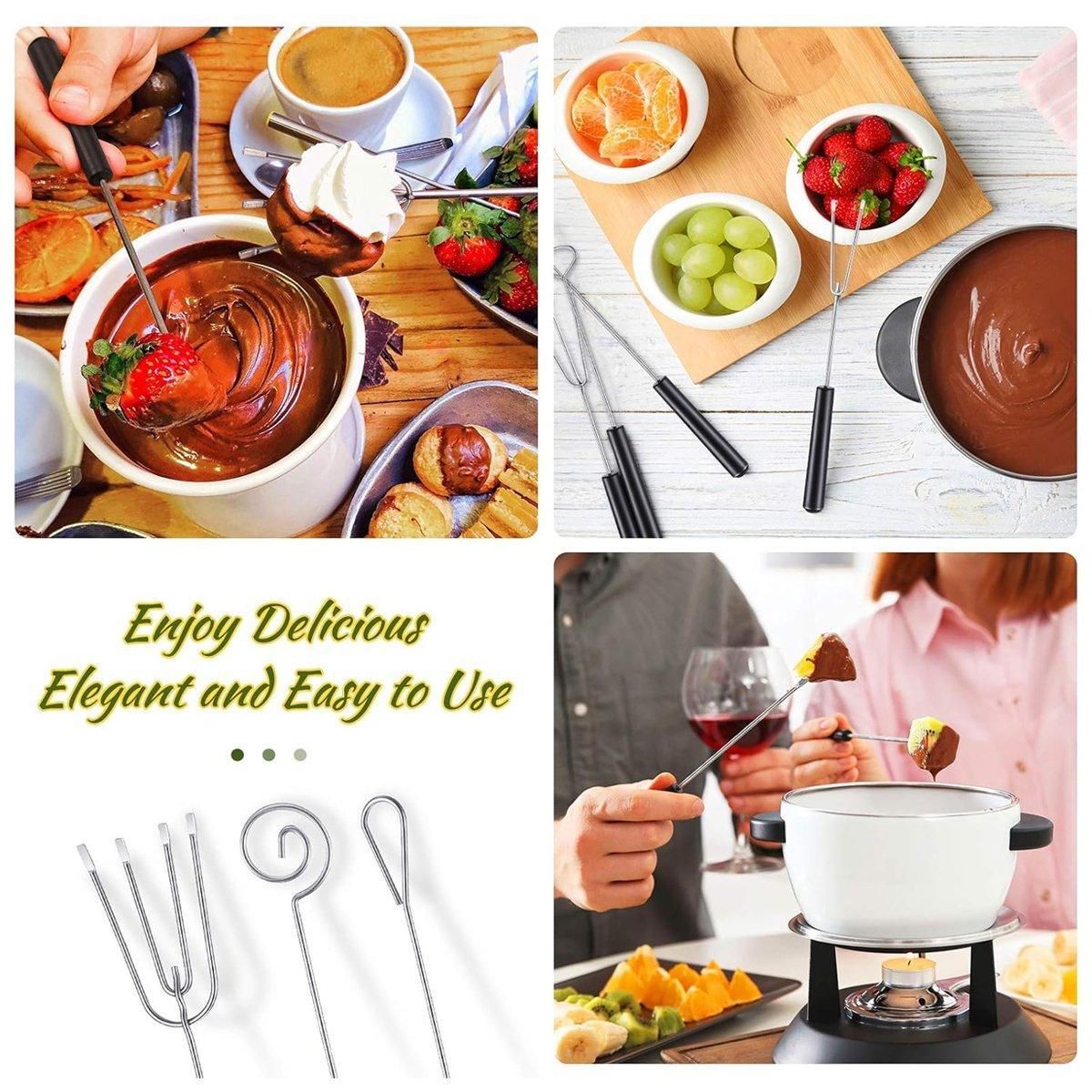 10-Piece Assorted Chocolate Dipping Tool Set