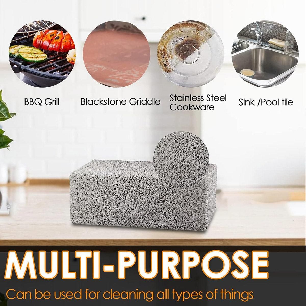5pcs Teppanyaki Grill Cleaning Brush Set BBQ Cleaning Grill Net Scrubber Tool