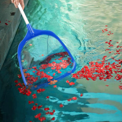 1-Piece Blue Pool Skimmer Net with Short Handle