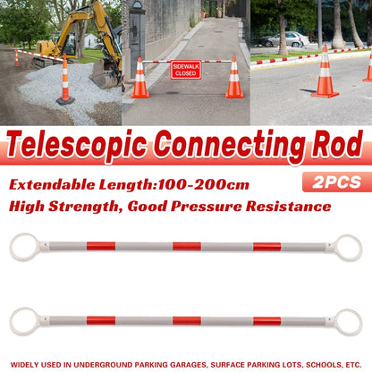 2-Piece 1-2 m Telescopic Cone Connecting Rod Set