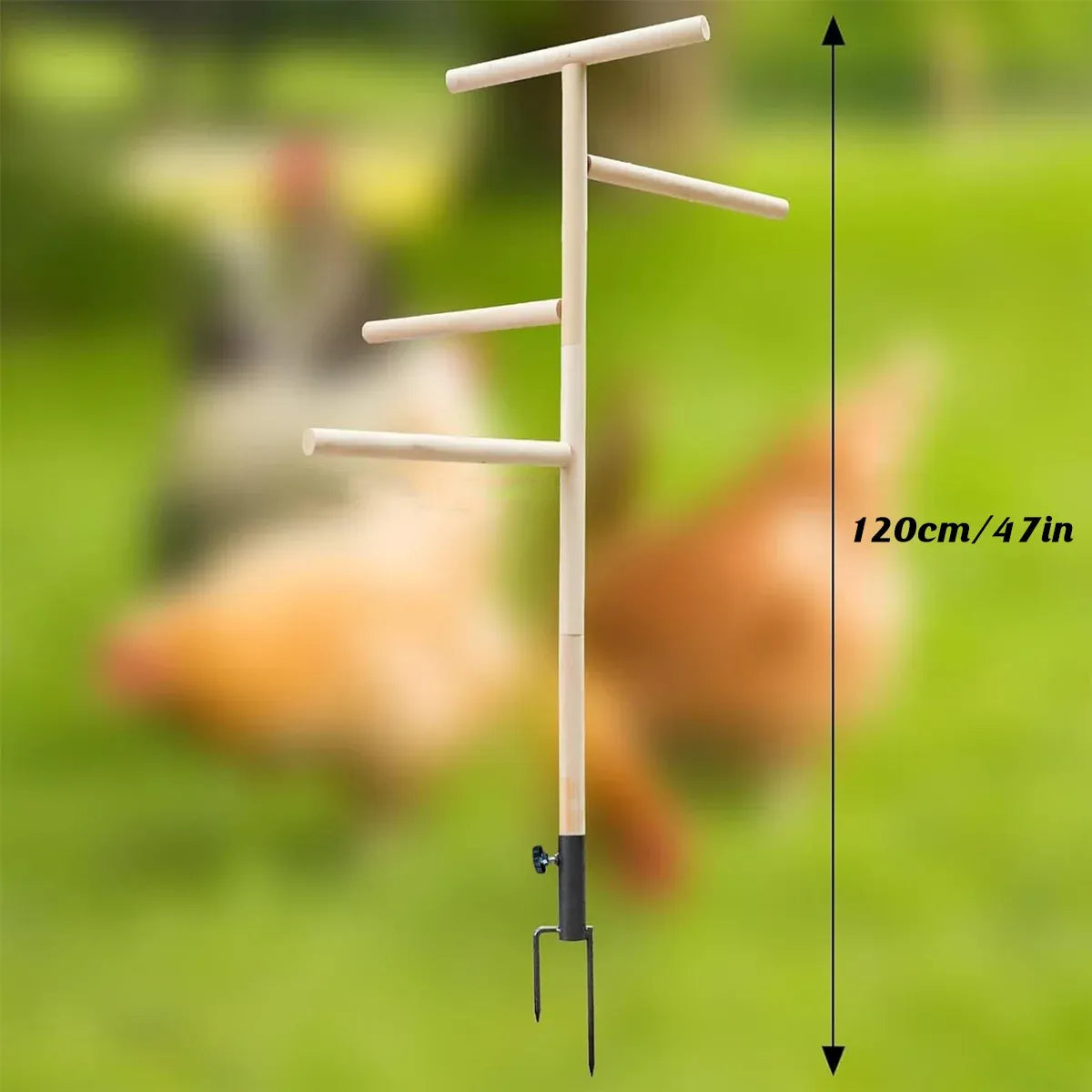 Chicken Climbing Ladder Rack Play Sleep Stand for Poultry Rabbit Small Animal